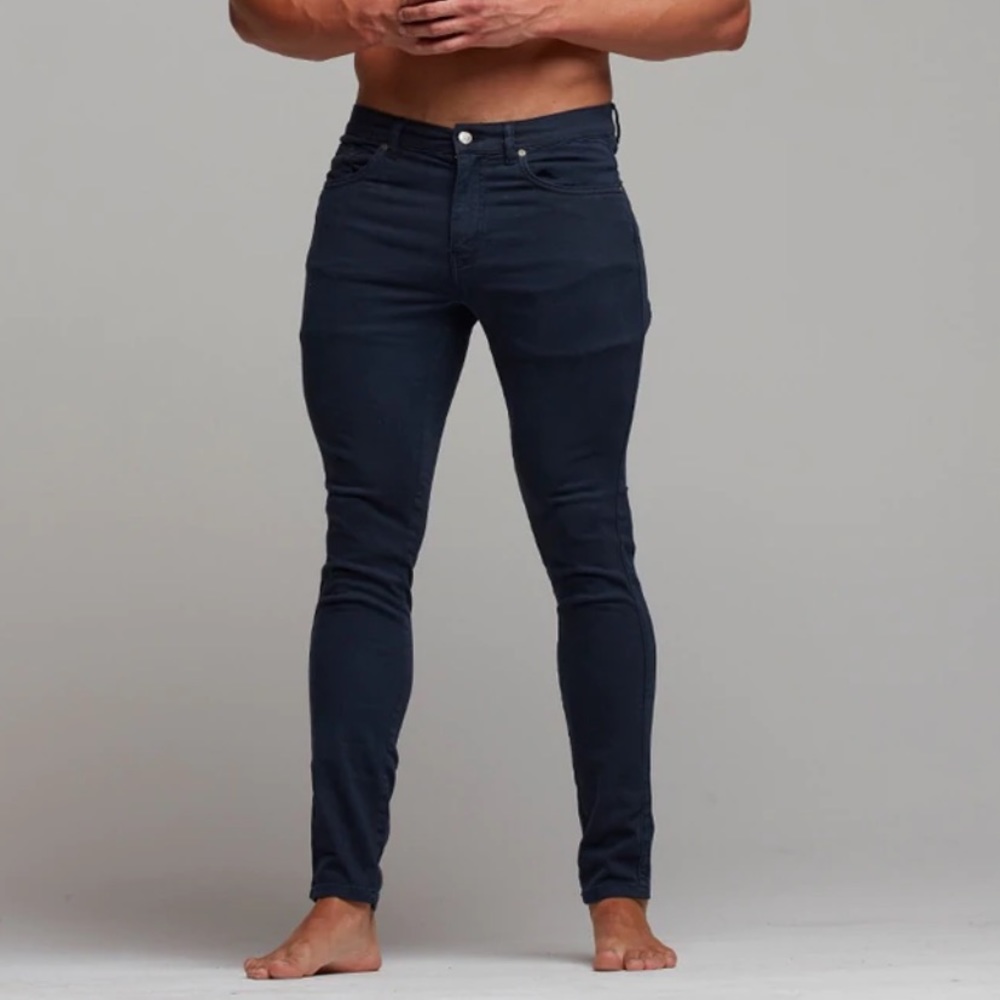 Father Sons Slim Stretch Navy Blue Jeans